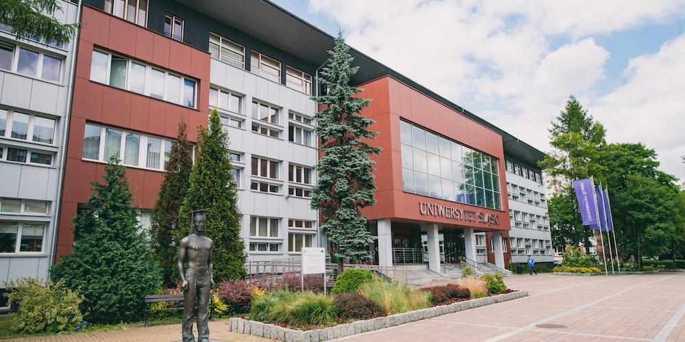 exterior of University of Silesia in Katowice