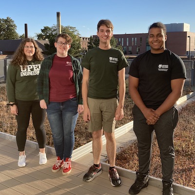 four upei engineering students