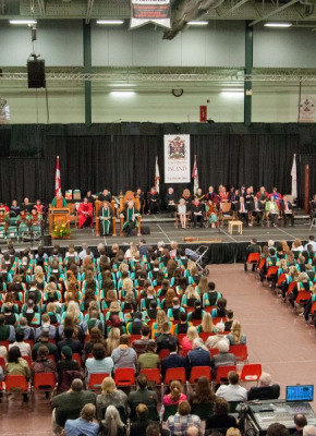 photo of convocation hall at UPEI