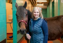 Dr. Jennifer Burns, equine veterinarian and assistant professor, Atlantic Veterinary College