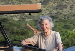 Dr. Anne Innis Dagg is "The Woman Who Loves Giraffes."