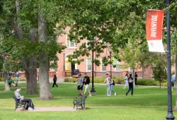 photo of students in the quad