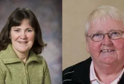 Barb Carmichael and the late Barb Mullaly