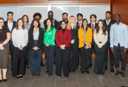 Students on the top eight 2025 Pitch Battles teams.