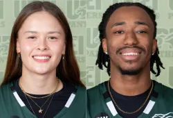 Ingrid Khuong and Kyree Thompson