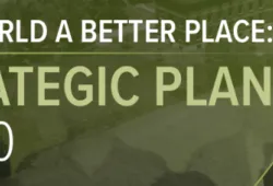 graphic image with strategic plan theme