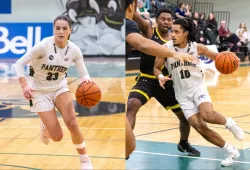 Ella Simmons and Tarrence Booker headline a big home weekend as the UPEI Basketball Panthers welcome the UNB Reds to their home court at the Chi-Wan Young Sports Centre.