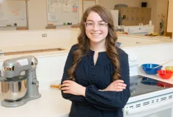 Mallory Clark graduated from UPEI this year with a Bachelor of Science (BSc) and a major in Foods and Nutrition and dietetic internship.