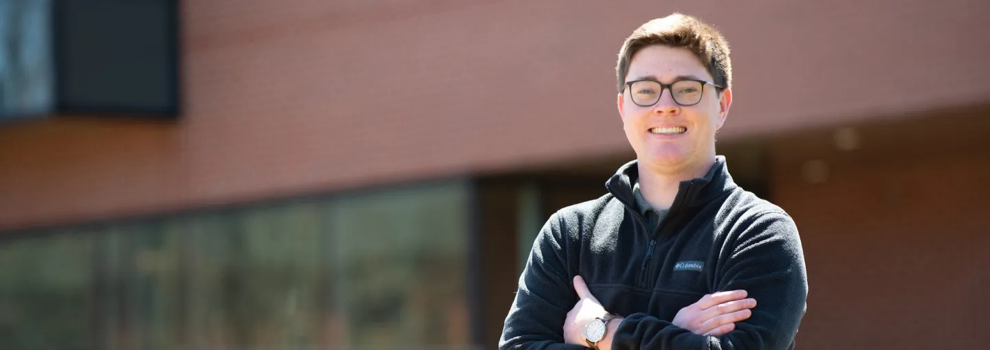 UPEI graduate student Owen Brown