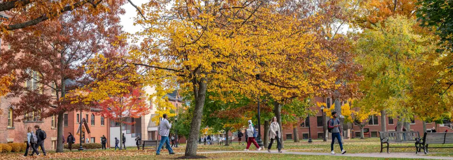 UPEI quad in Fall