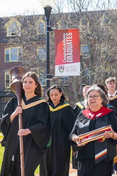 UPEI graduates in Convocation procession