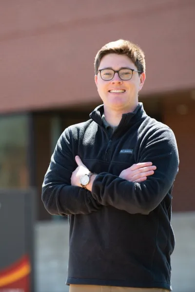 UPEI graduate student Owen Brown