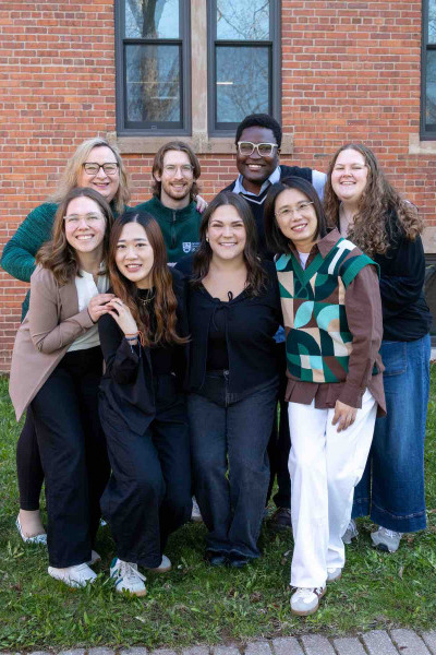 team photo of 8 members of UPEI recruitment and advising