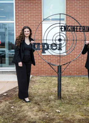 UPEI Engineering students Myah Van't Veld and Emma Ledgerwood