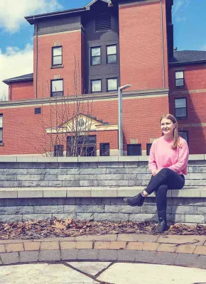 UPEI Paramedicine student Jamie Jenkins