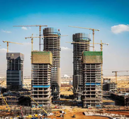 new building construction in new Cairo photo by Youssef Abdelwahab