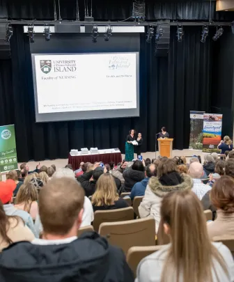 UPEI performing arts centre hall