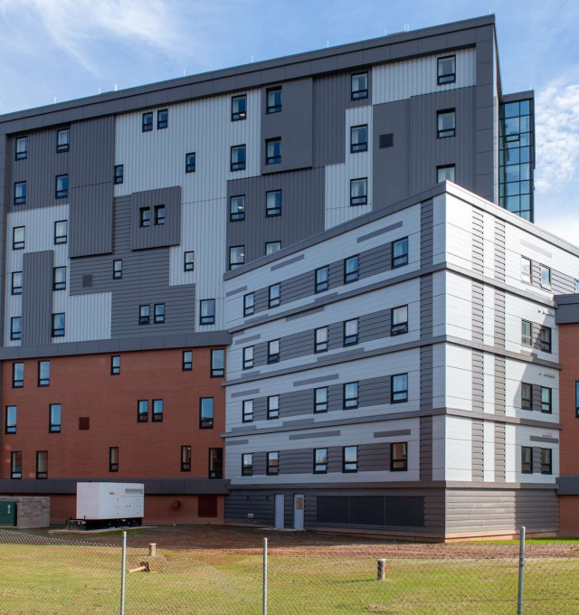 new UPEI residence exterior