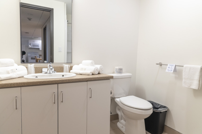 an accommodation room in UPEI's Performing Arts Centre and Residence
