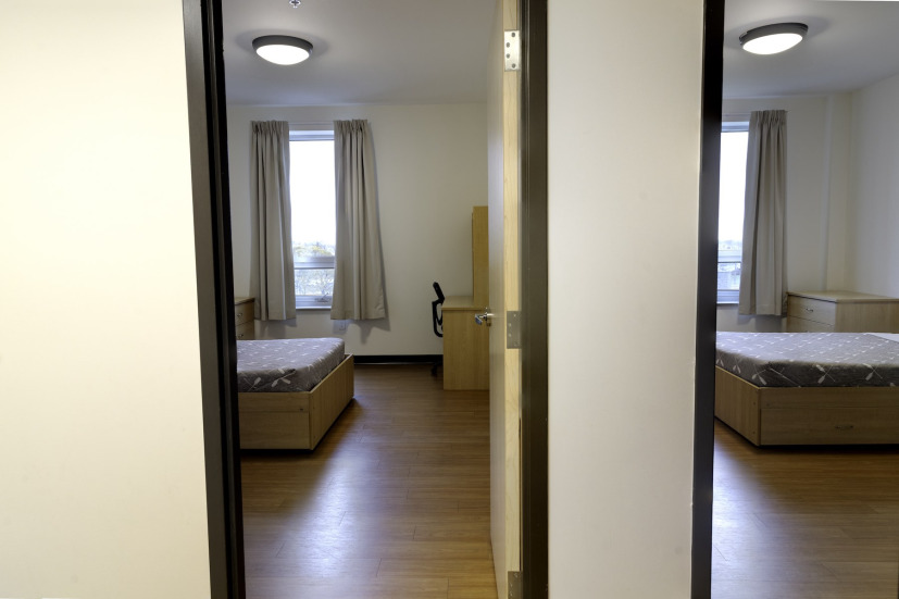 an accommodation room in UPEI's Performing Arts Centre and Residence