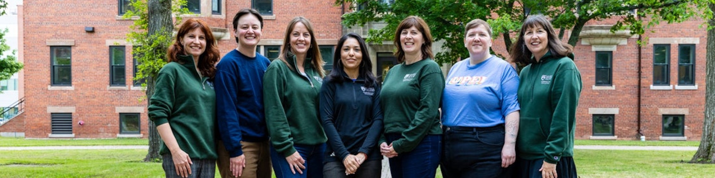 seven members of UPEI's Experiential Education department