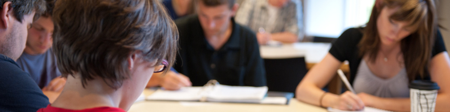 Students take notes