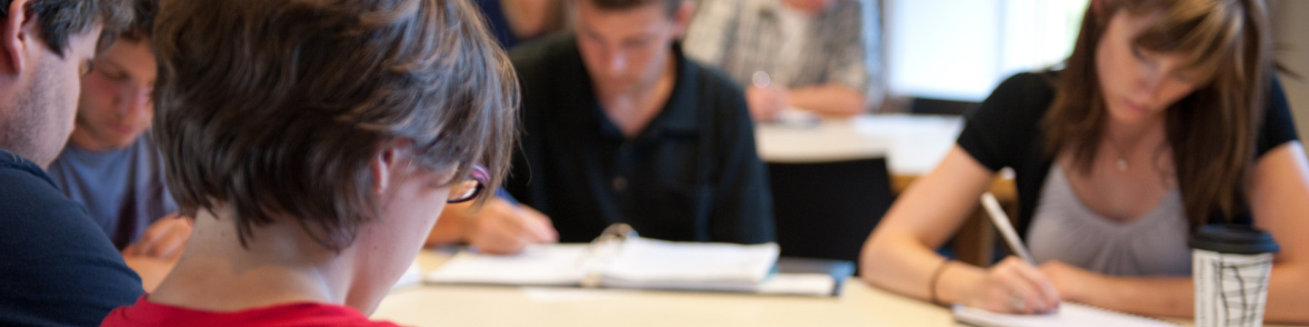 Students take notes