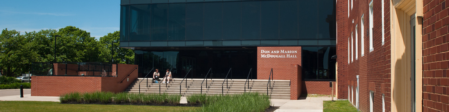 exterior of don and marion mcdougall hall