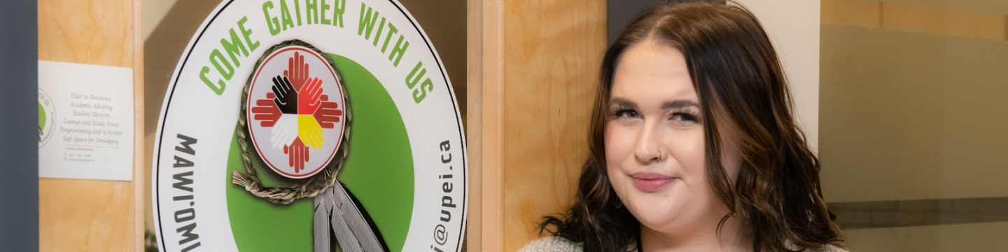 upei mawi'omi centre student lead emma pickering