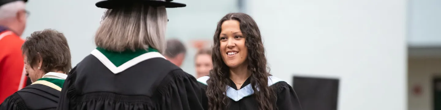UPEI graduate Jenna Flowers at Convocation