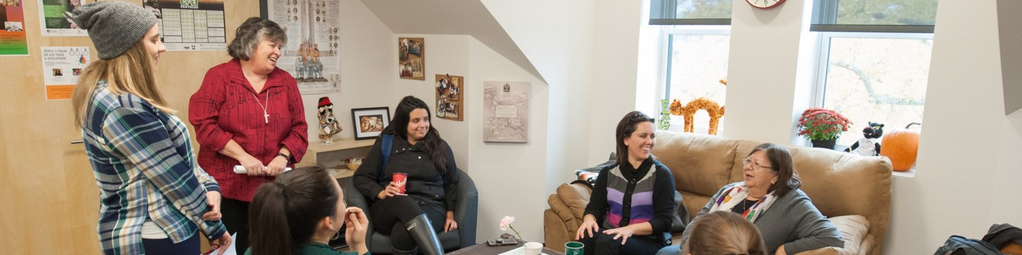 sister sue kidd and staff and students of the mawi'omi centre in dalton hall