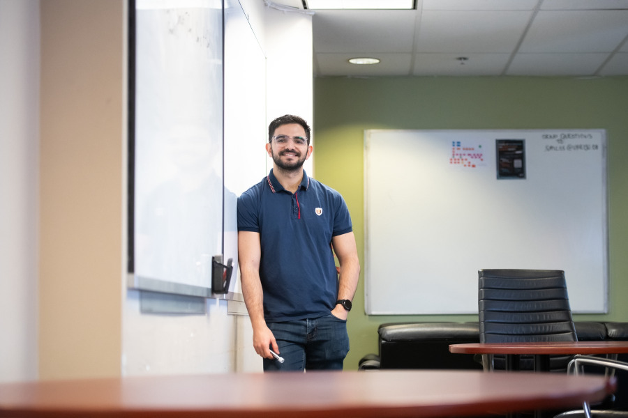 UPEI math and economics graduate Samuel