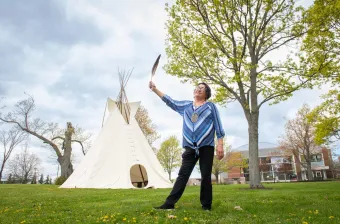 Indigenous language instructor Doris Googoo