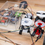 close-up of Arduino circuitry