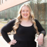 UPEI nursing student Kayla MacLeod outside the Health Sciences Building