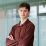 UPEI student Samuel Harding in McDougall Hall