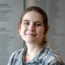 UPEI student Hailey Hill in a chemistry lab