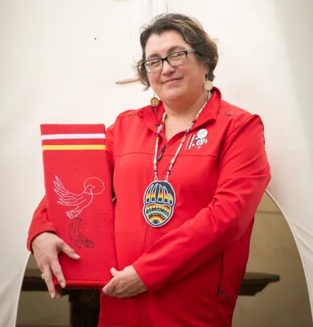 Indigenous language instructor Doris Googoo