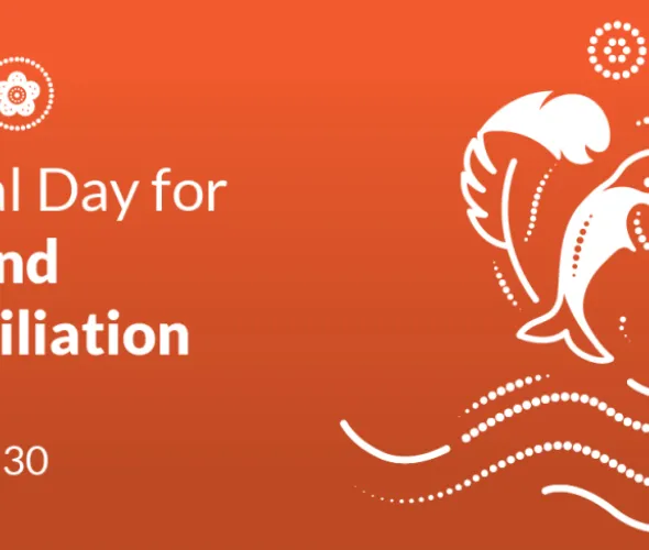graphic image representing the National Day for Truth and Reconciliation